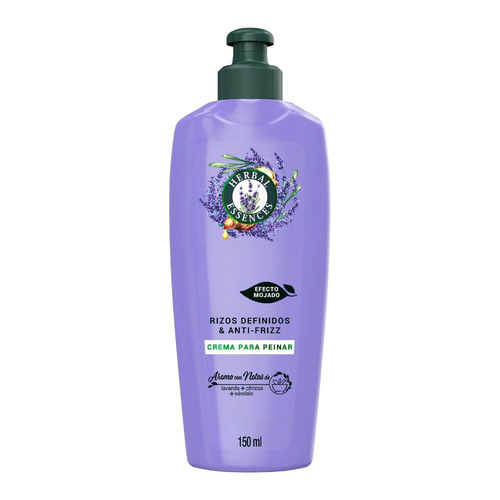 Crema para Peinar Herbal Essences Lavanda y Aceite de Almendras 150 ml