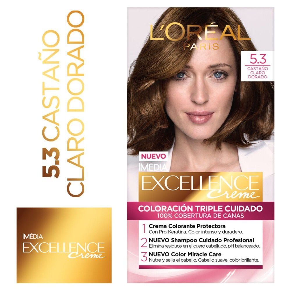 Coloración-Excellence-Creme-5.3-Castaño-Claro-Dorado-imagen-1