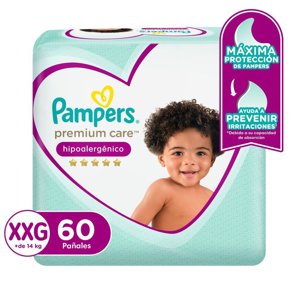 Pañales XXG 60 Unidades Premium Care