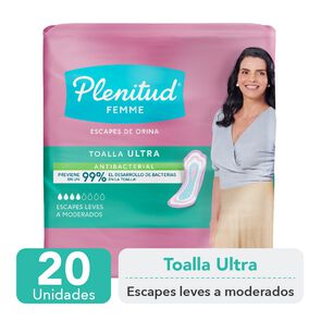 Toalla-para-Incontinencia-Urinaria-Ultra-Sin-Alas-20-unidades-imagen