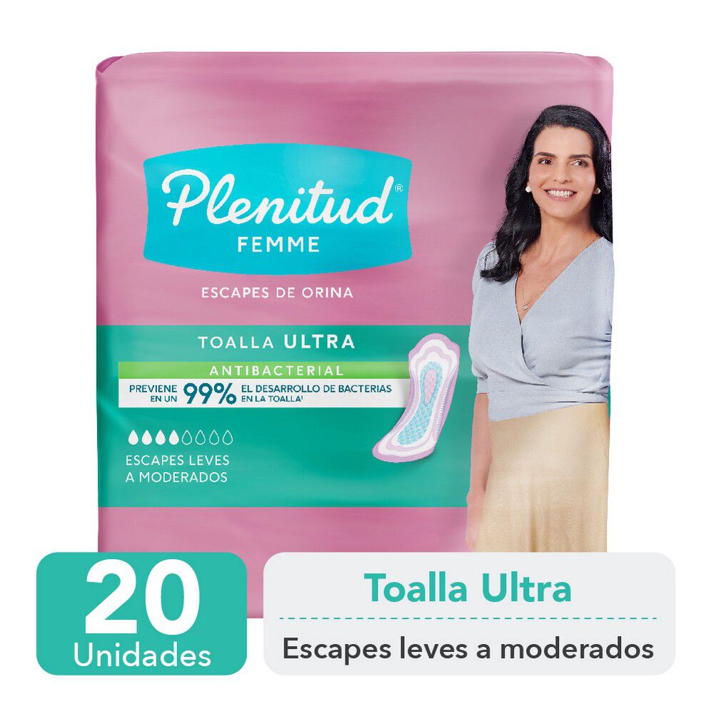 Toalla-para-Incontinencia-Urinaria-Ultra-Sin-Alas-20-unidades-imagen-1