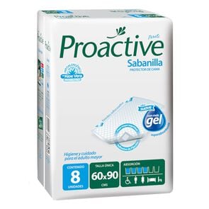 Proactive-Sabanilla-Protector-de-Cama-Talla-Única-X8-imagen