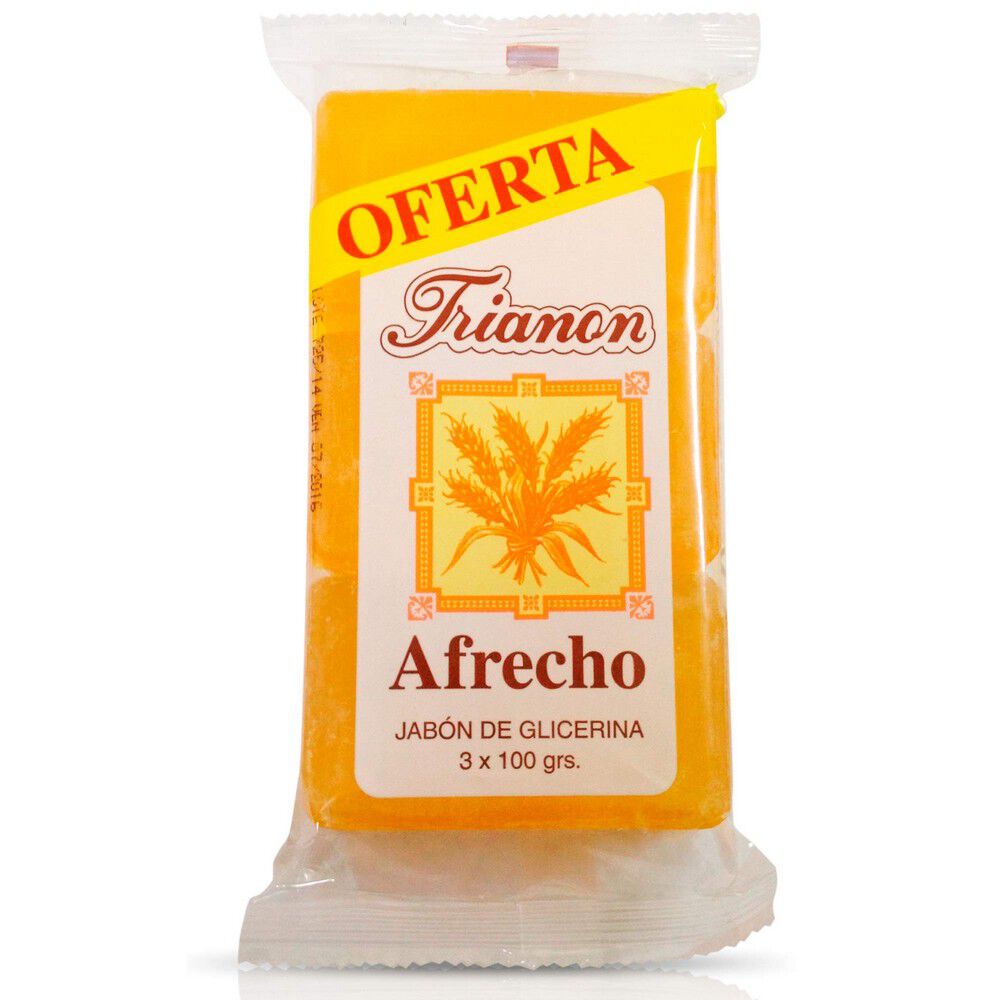 Jabon de Glicerina Afrecho 3 Jabones de 100 gr