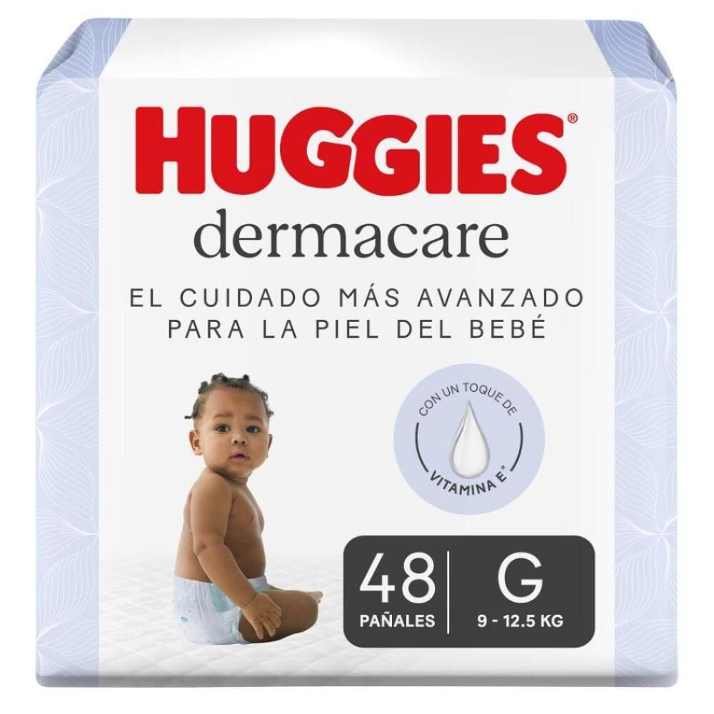 Pañales Huggies Dermacare 3/G 48U