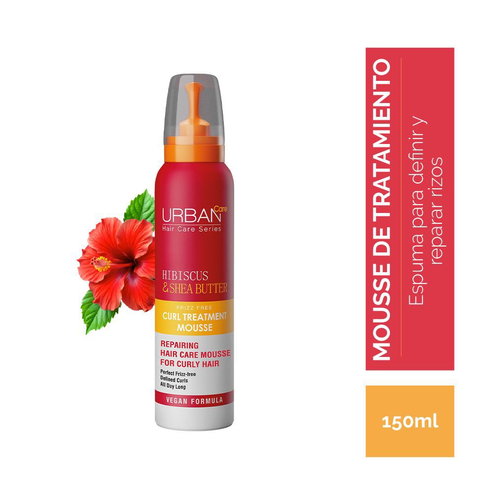 Mousse Definición De Rizos Con Hibiscus Y Manteca De Karité Twisted Curls 150 Ml