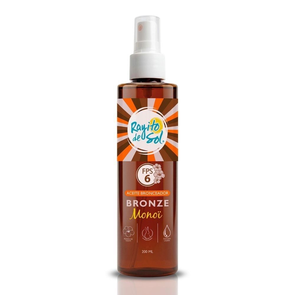 Aceite Bronceador Monoi Bronze FPS 6