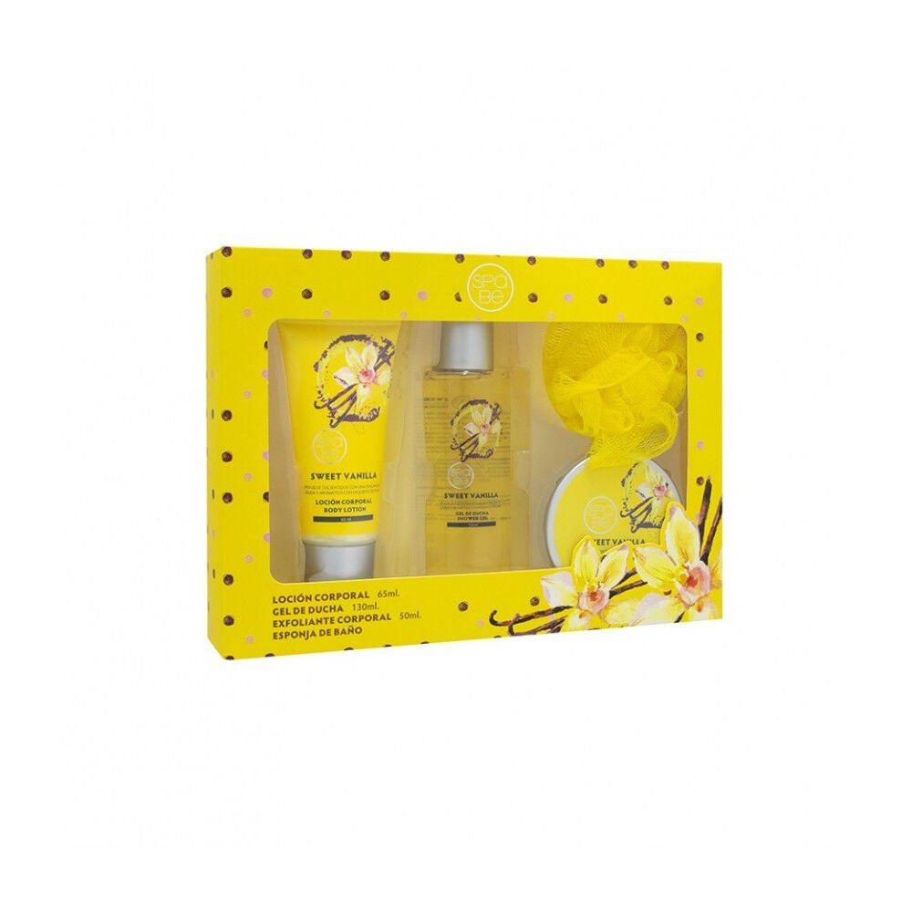 Set-Shower-Vainilla-+-Body-Lotion-+-Exfoliante-+-Esponja-imagen