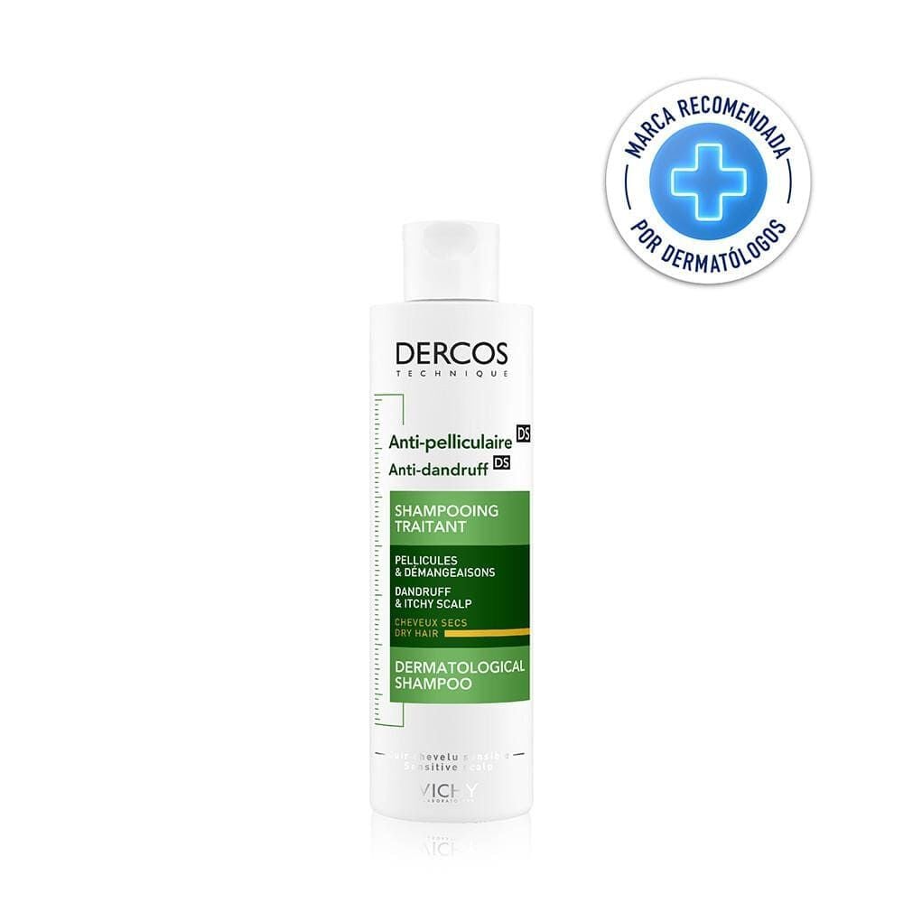 Dercos Shampoo Anticaspa Caspa Picores Cabello Seco 200 mL