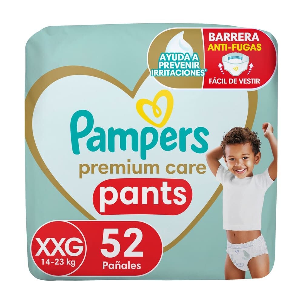 Premium Care Pants Pañal Desechable Fácil de Vestir Xxg 14-25Kg x52
