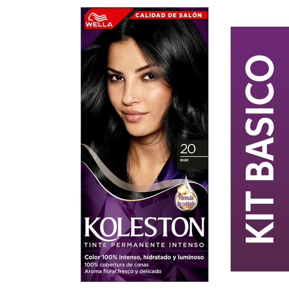 Coloracion Permanente Tintura de  100 mL Color Negro