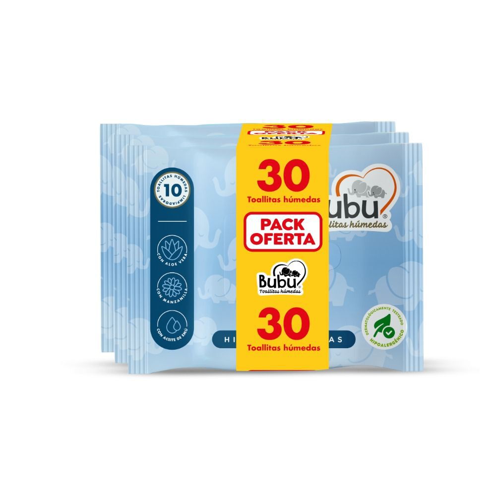 Toallitas Húmedas Premium 30 unidades