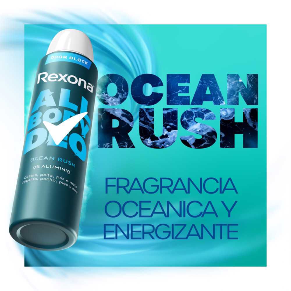 All Body Deo Aerosol Ocean Rush 150ml