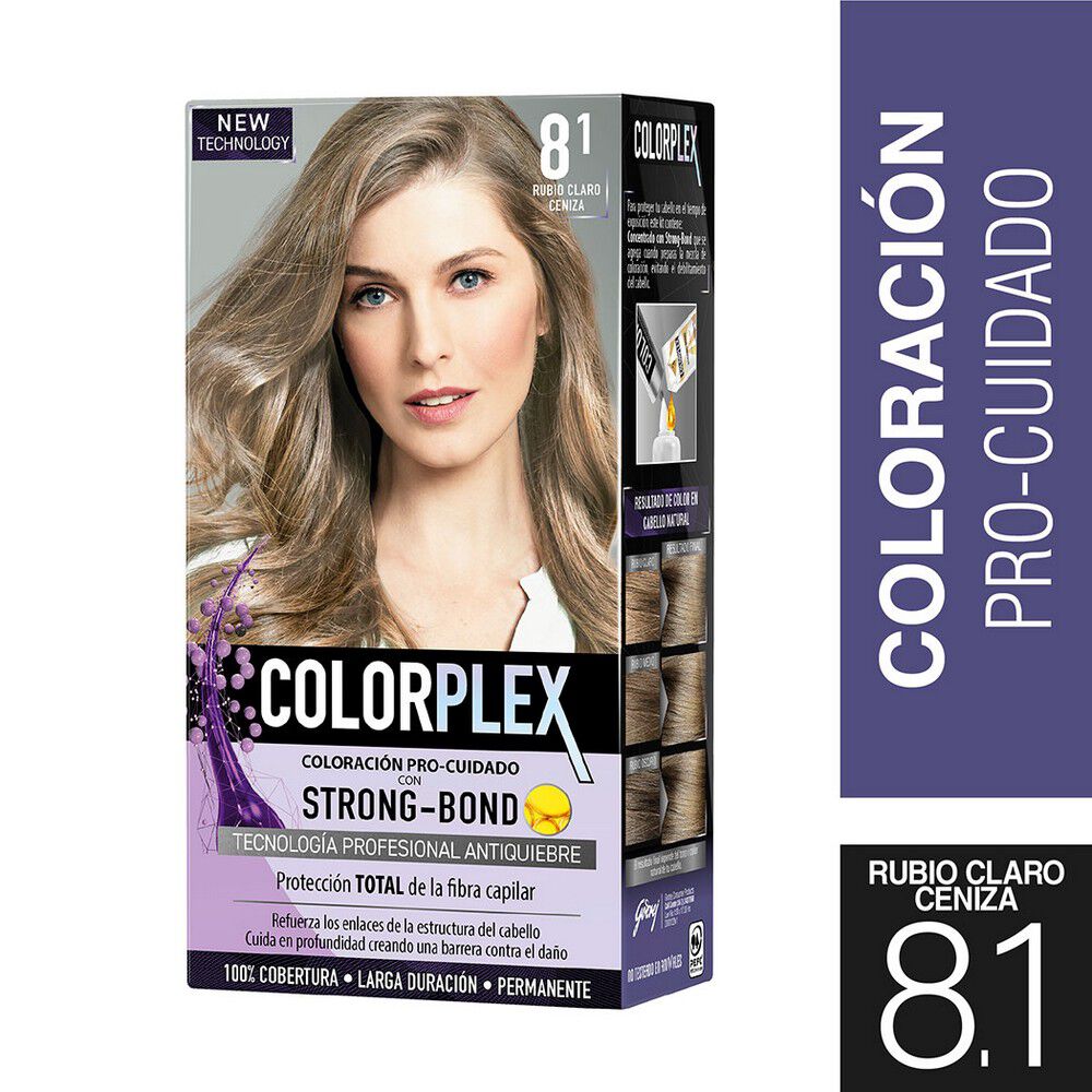 Coloración-Permanente-Pre-Cuidado-Strong-Bond-8.1-Rubio-Claro-Ceniza-imagen-1