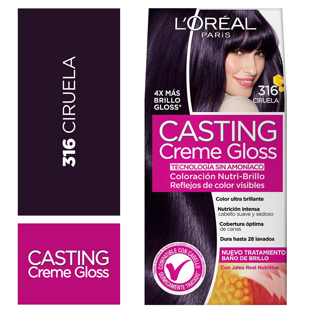Coloración Creme Gloss 316 Ciruela