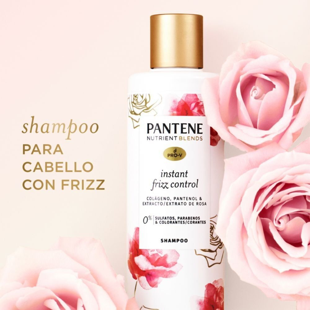 Shampoo-Nutrient-Blends-Control-de-Frizz-Instantáneo-Colágeno,-Pantenol-&-Extracto-de-Rosa-270-ml-imagen-2