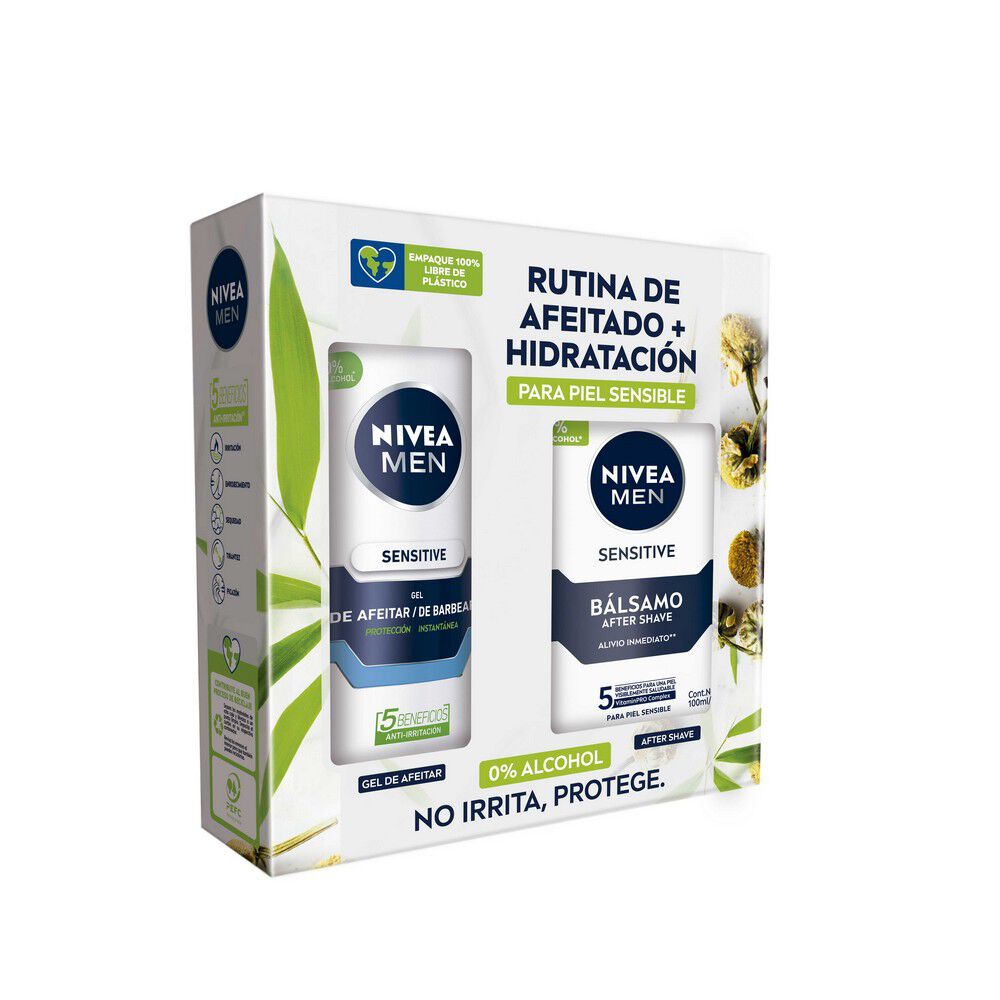 Pack-Men-Sensitive-Gel-Afeitar-200ml-+-After-Shave-100ml-imagen-1
