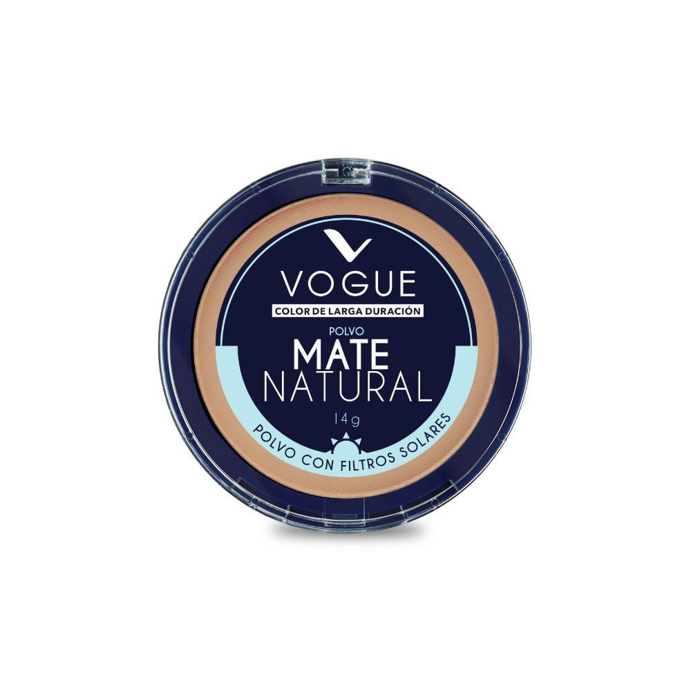 Matte Natural Maquillaje en Polvo de 14 gr. Color Natural