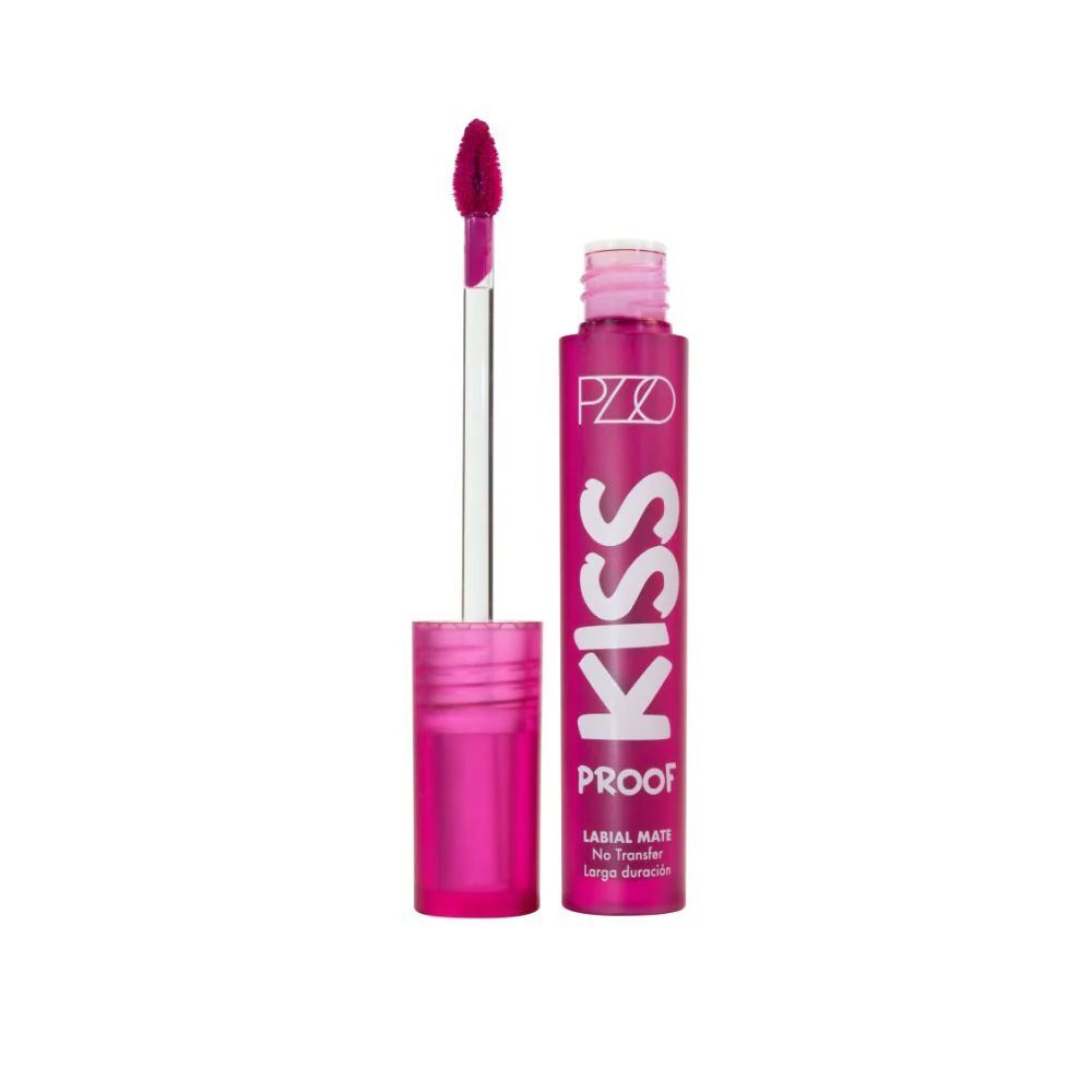 Labial Liquido Kiss Proof Fuchsia Intransferible