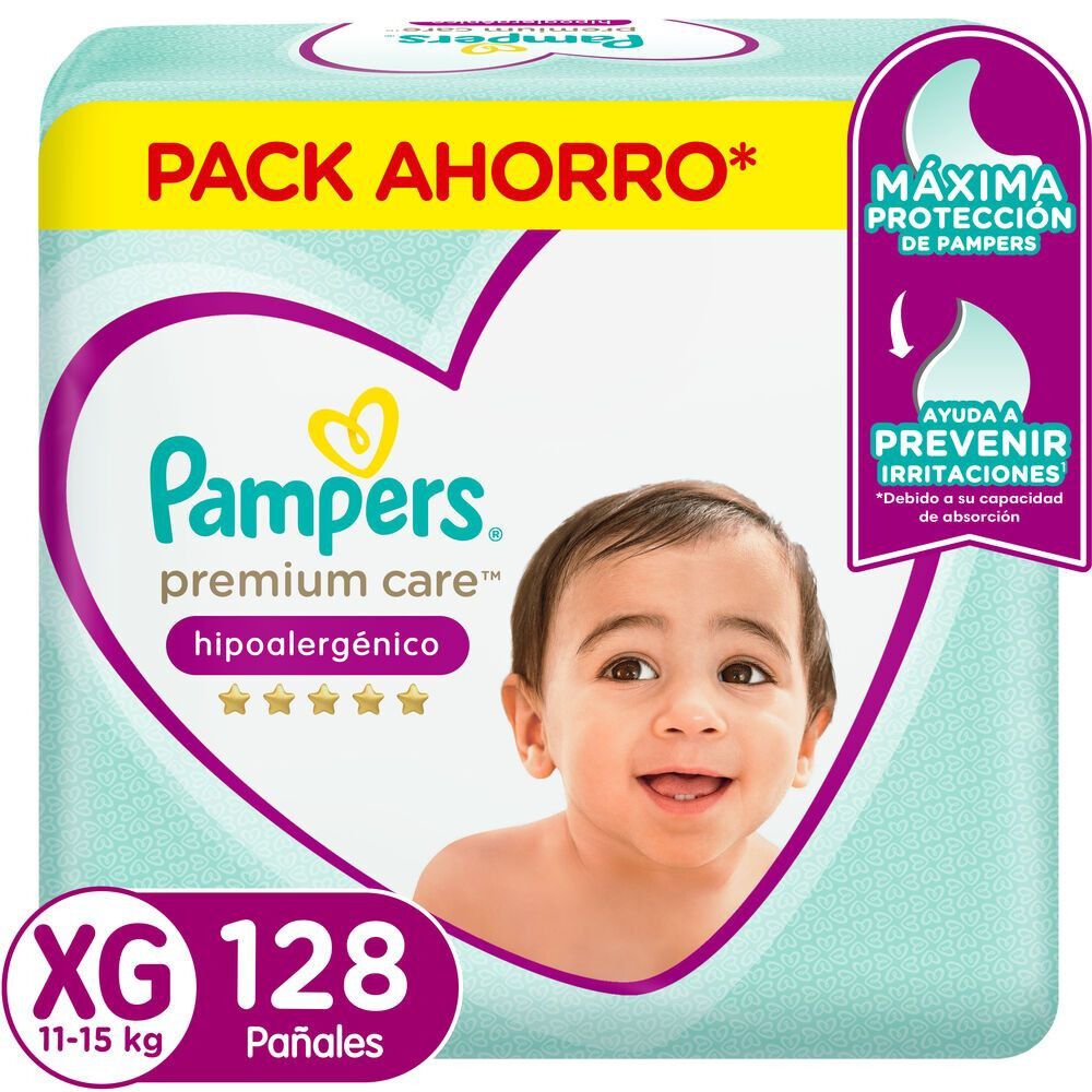 Premium-Care-Pañales-Desechables-XG-128-Unidades-imagen-1