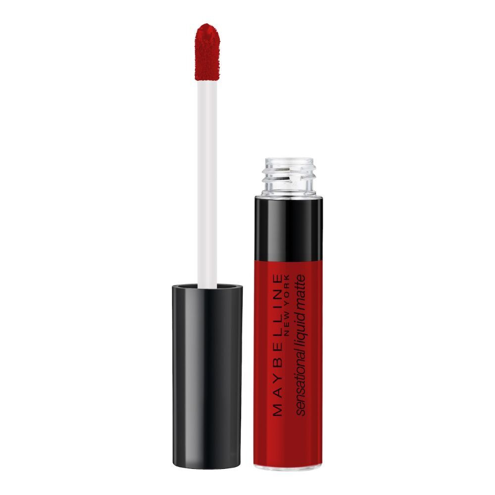 Labial-Liquido-Sensational-Liquid-Matte-Vibrant-Red-6-mL-imagen-1