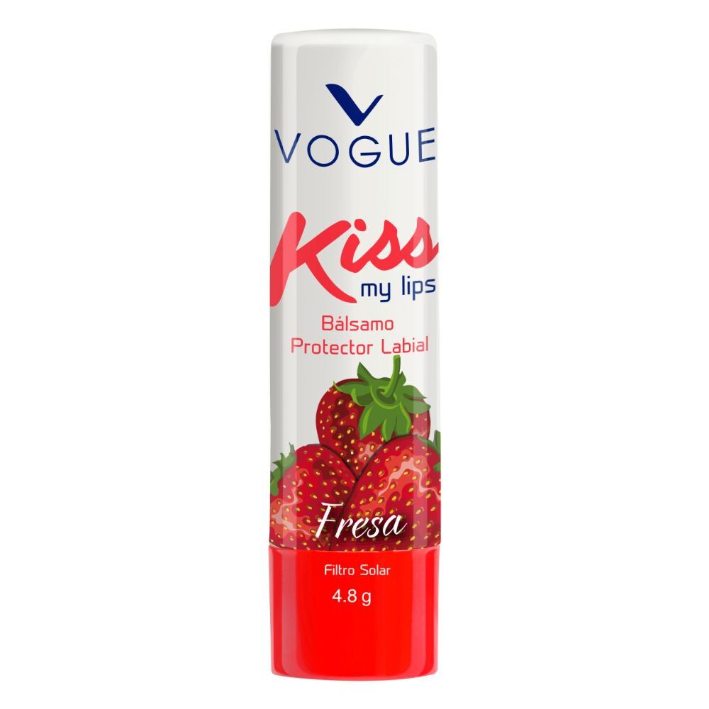 Bálsamo Protector Labial Kiss My Lips Fresa 4.8 grs