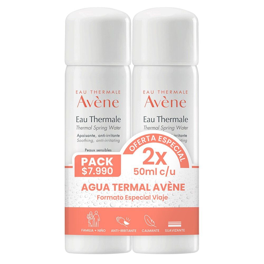 Pack Agua Termal 50ml x2