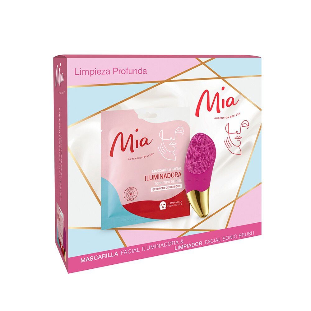 Limpiador Facial Sonic + Mascarilla Facial Iluminadora