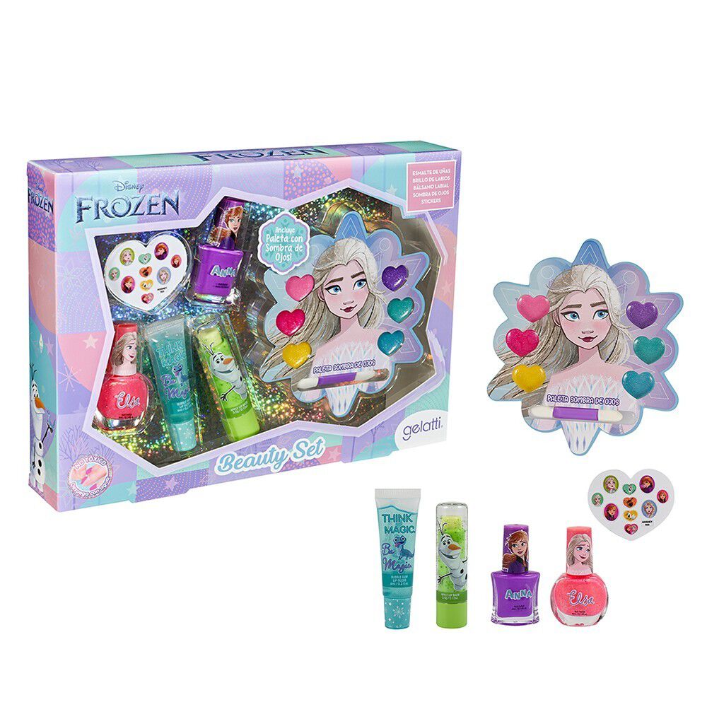 Set-de-Maquillaje-Frozen-2-Esmalte+Paleta-Sombra+Gloss+Lip-Balm-imagen-2
