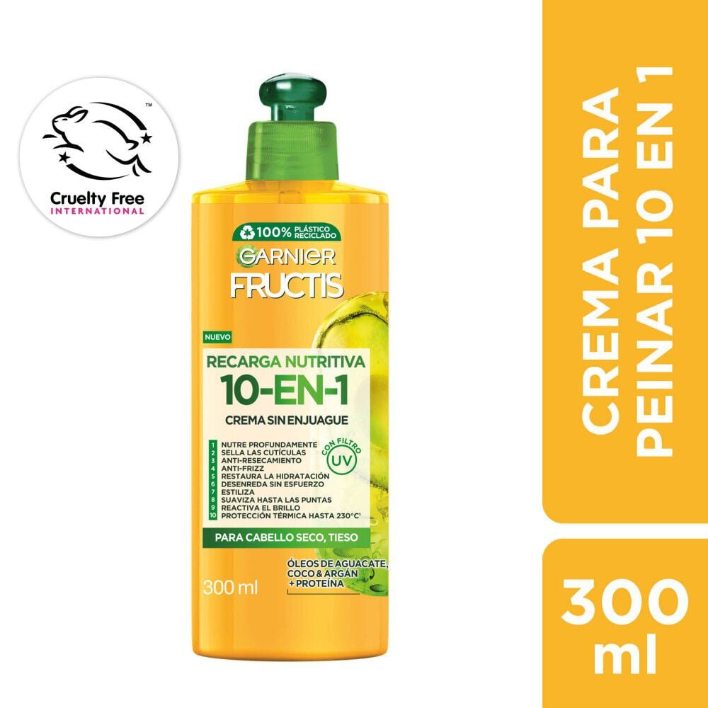Crema para Peinar 10 en 1 Recarga Nutritiva 300ml