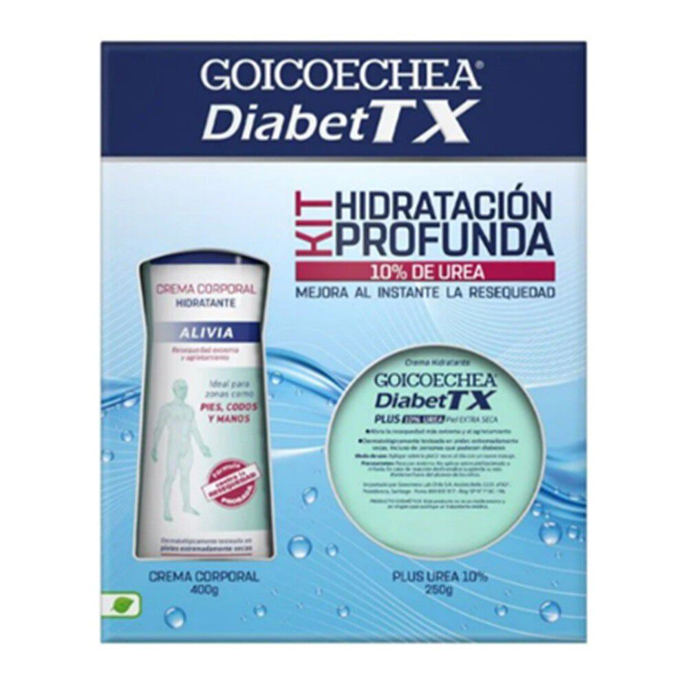 Goicoechea-Diabet-Tx-Pack-Crema-Corporal-Hidratante-400mL-+-Crema-Urea-Plus-10%-250Gr-imagen