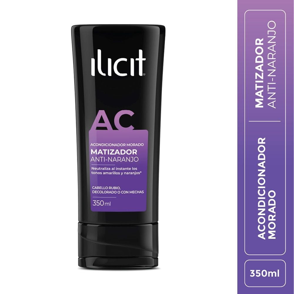Acondicionador Matizador Morado Kera-V Anti-Efecto Anaranjado 350 ml
