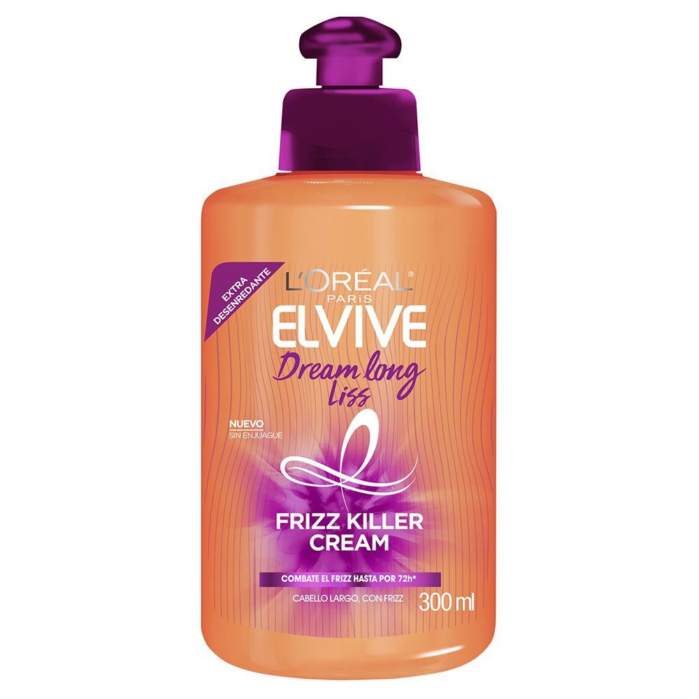 Dream Long Liss Crema Para Peinar Cabello Largo Con Frizz