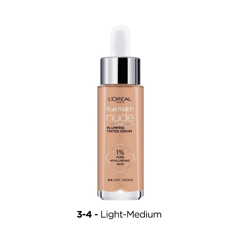Serum Rellenador con Color True Match Nude 3-4 Medium 30 ml