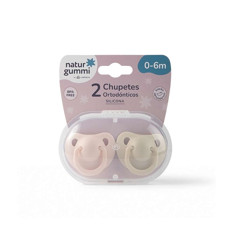 Chupete Silicona  0 A 6M X2 Niña