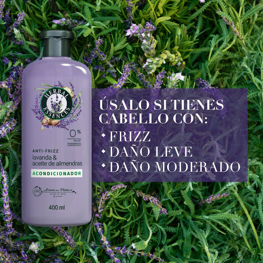 Acondicionador-Antifrizz-Lavanda-&-aceite-de-almendras-400-ml-imagen-3