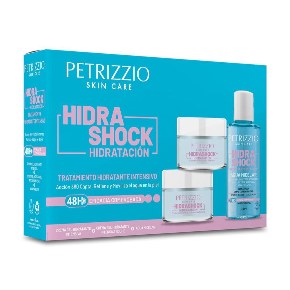 Set Hidratante Intensivo Día + Noche + Agua Micelar