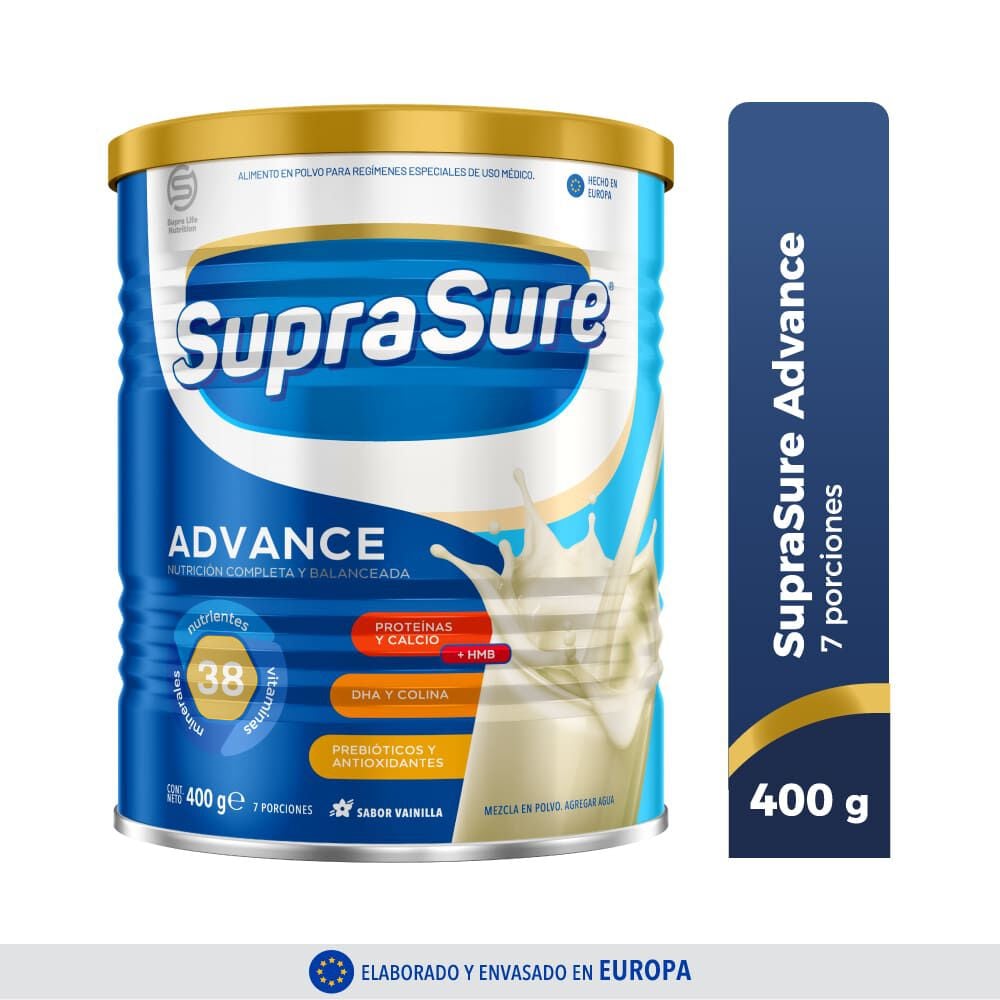 Suplemento en polvo Adulto Advance Lata 400gr