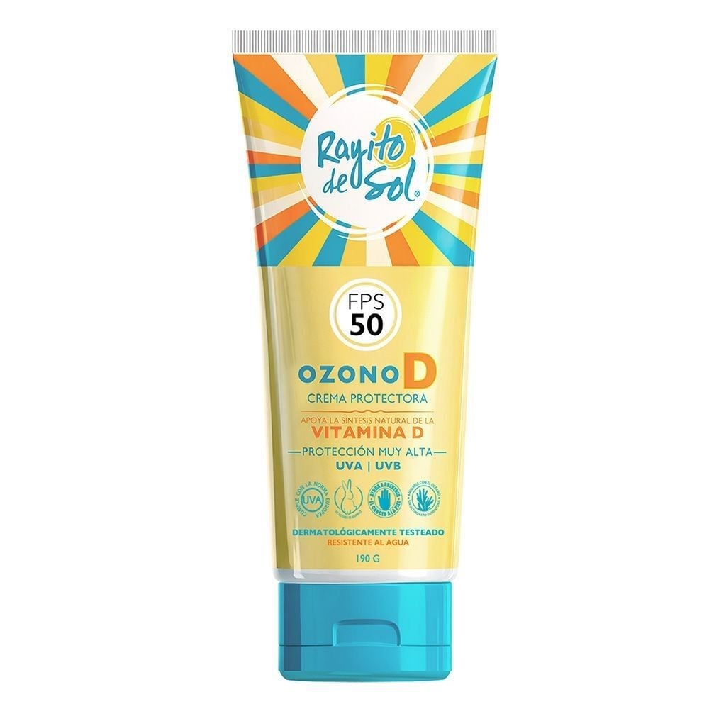 Crema Protectora Ozono Vitamina D Fps 50+ 150g