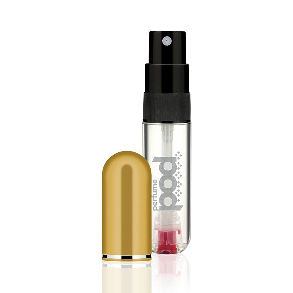 Perfume Vaporizador de Perfume Recargable Color Dorado 5 mL