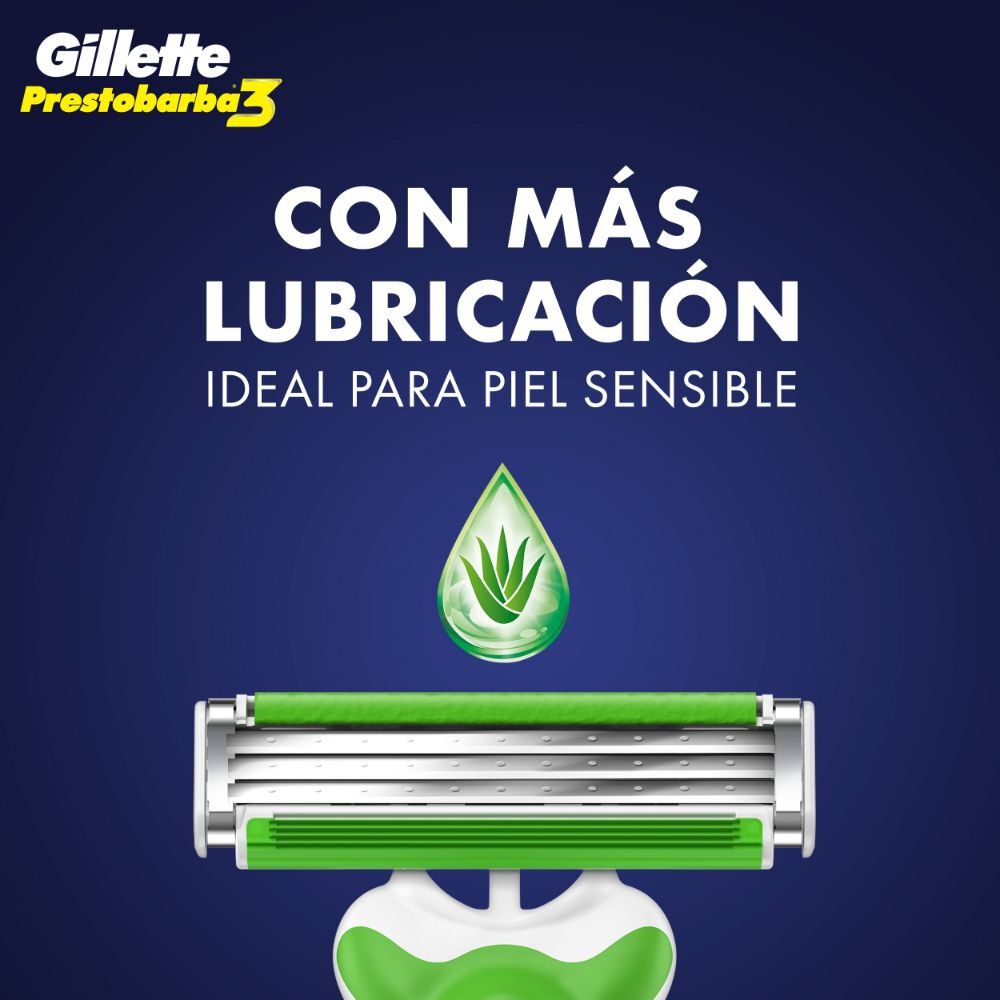Prestobarba3-Sensitive-Máquinas-Para-Afeitar-Desechables-8-Unidades-imagen-4