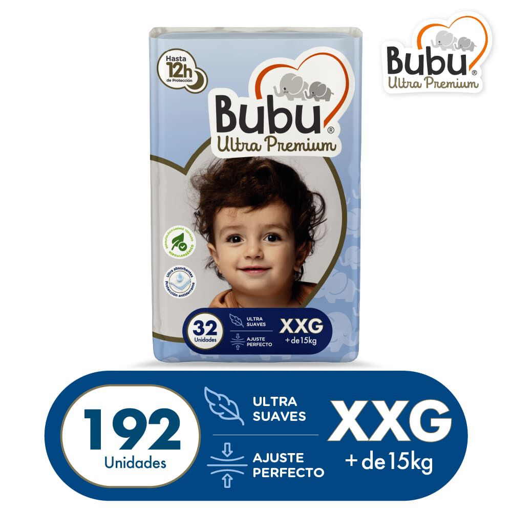 Pañales Ultra Premium XXG 32x6 Unidades