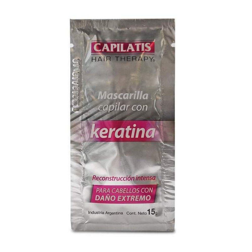 Mascarilla Capilar Keratina Reconstrucción Intensa Extremo Sachet 15 grs