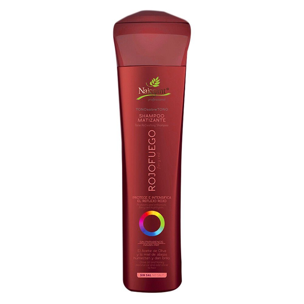 Shampoo Matizante Rojo Fuego Tono Sobre Tono Sin sal 300mL
