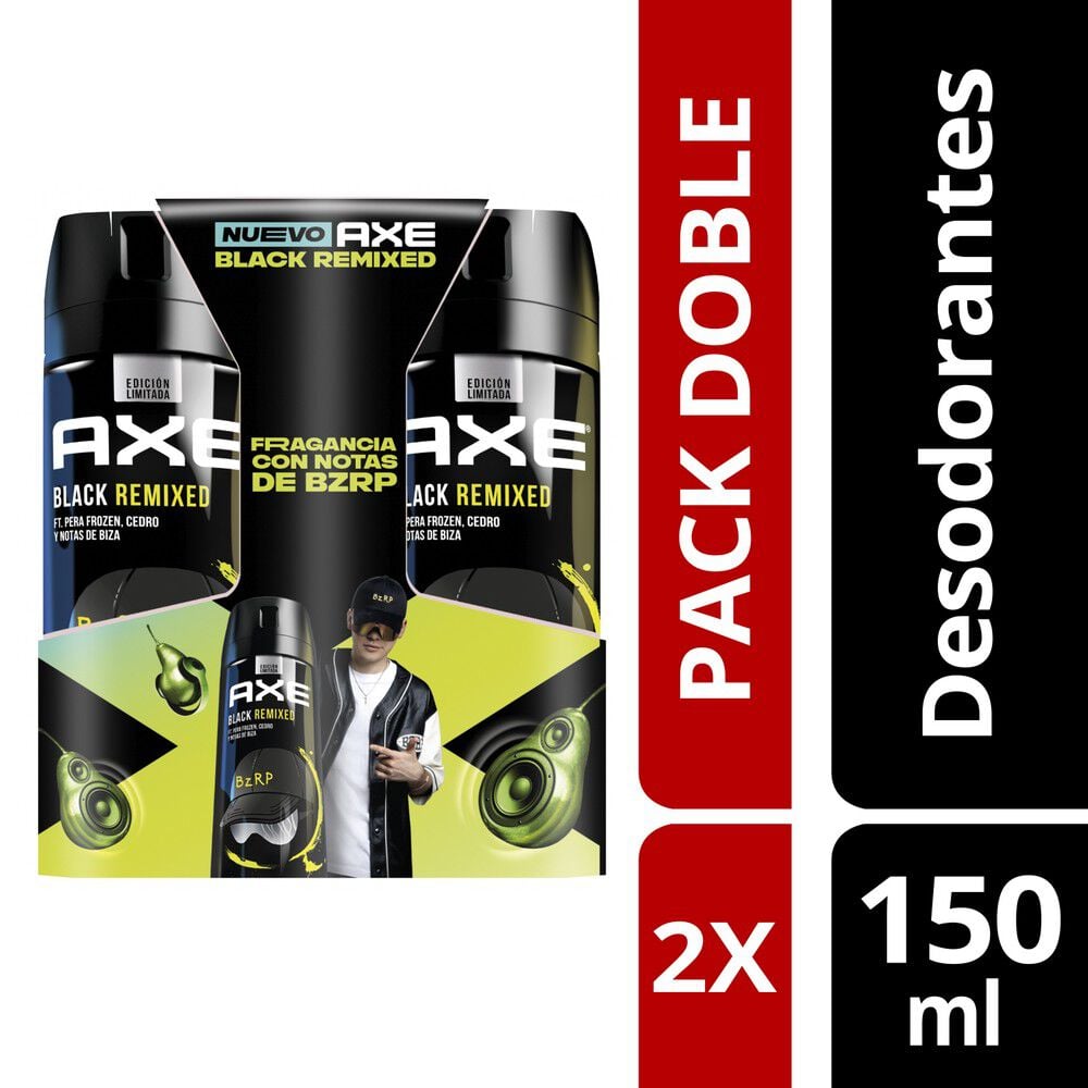 Pack 2 unidades AXE Marine o Musk 96 grs