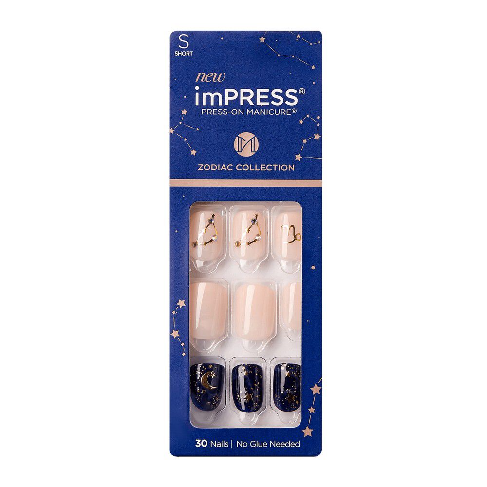 New-Impress-Colección-Zodiaco-Capricornio-Press-On-Manicure-30-Unidades-imagen-3