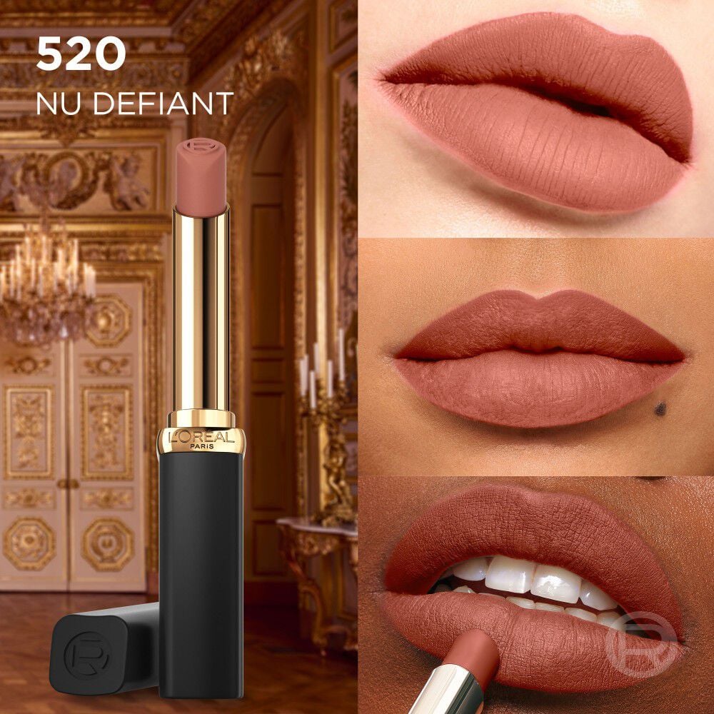 Labial-Color-Riche-Intense-Volume-Matte---520-Le-Nude-Defiant-imagen-3
