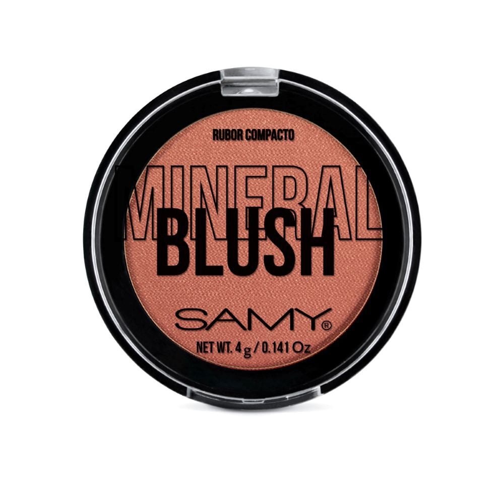 Blush Rubor Individual Mineral Sin Espejo Salmon