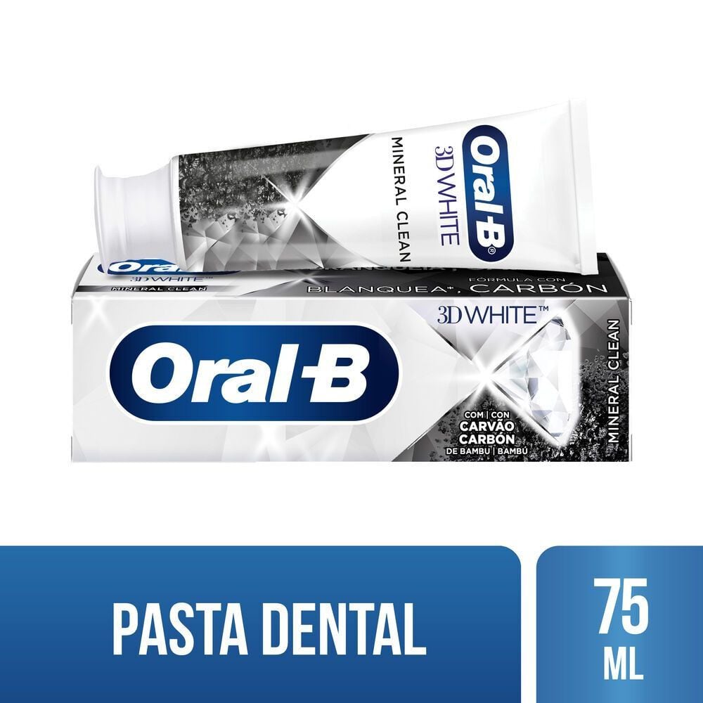 3D White Pasta Dental con Flúor Mineral Clean 75 mL