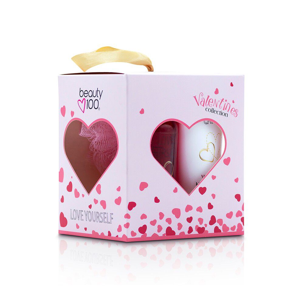 Hearts-Shower-Gel-100-mL-+-Body-Mist-50-mL-+-Esponja-imagen-1