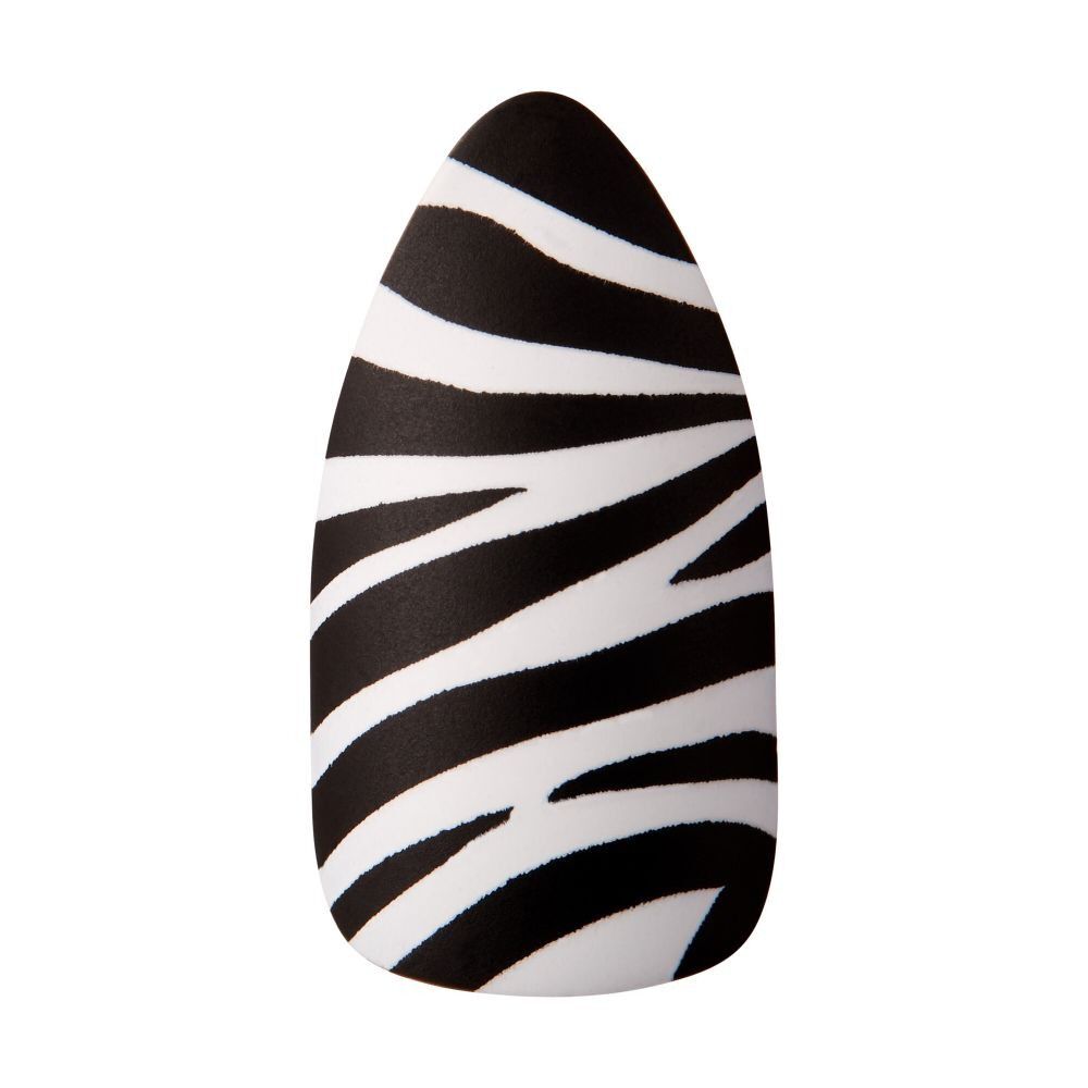 Uñas-Postizas-Goldfinger-Gel-Glam-Zebra-X24-imagen-2